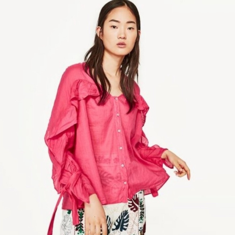 Zara Frill Top